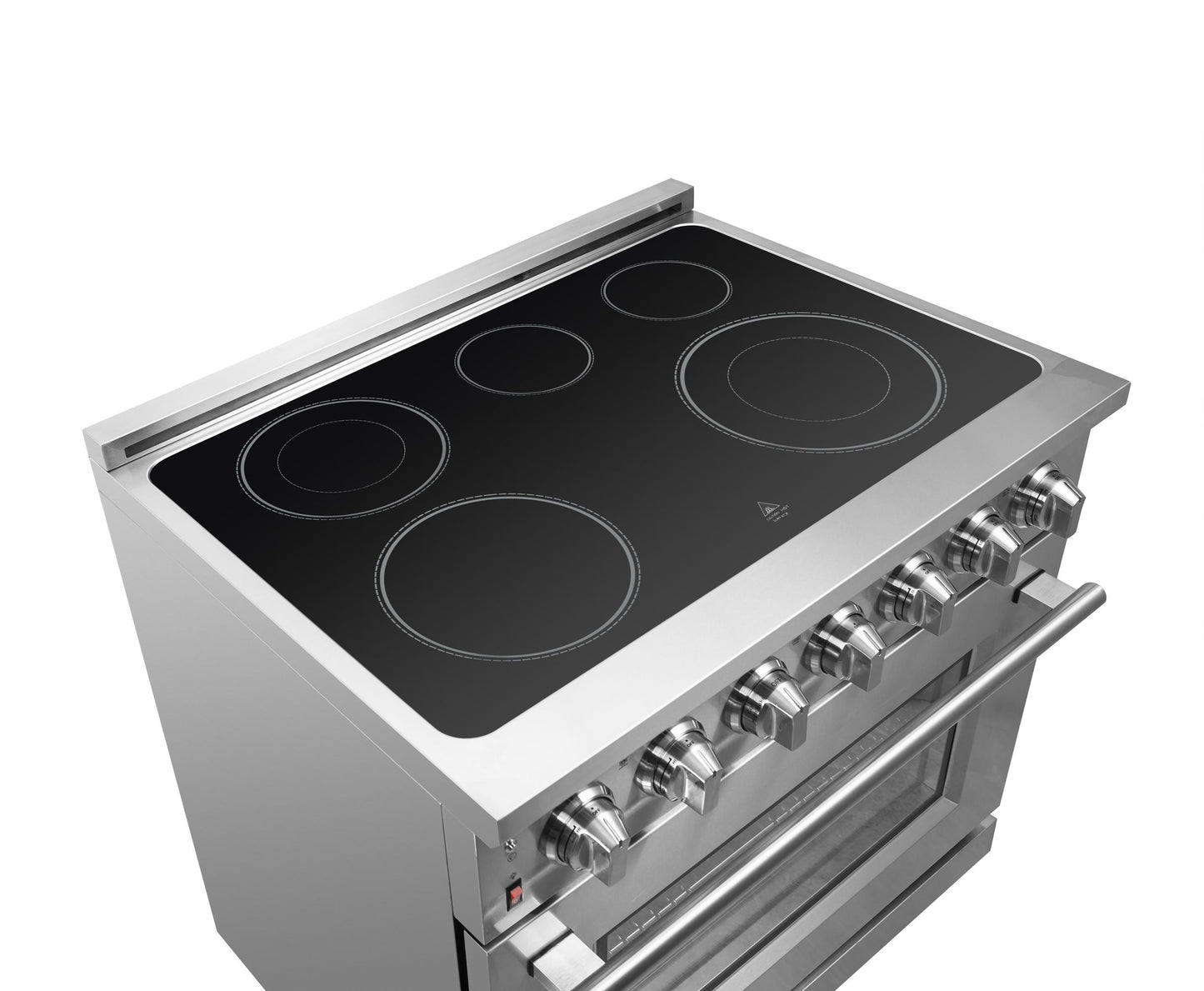 Forno FFSEL602036 Forno Massimo 36" Freestanding Chef _X000D_ Door Electric Range