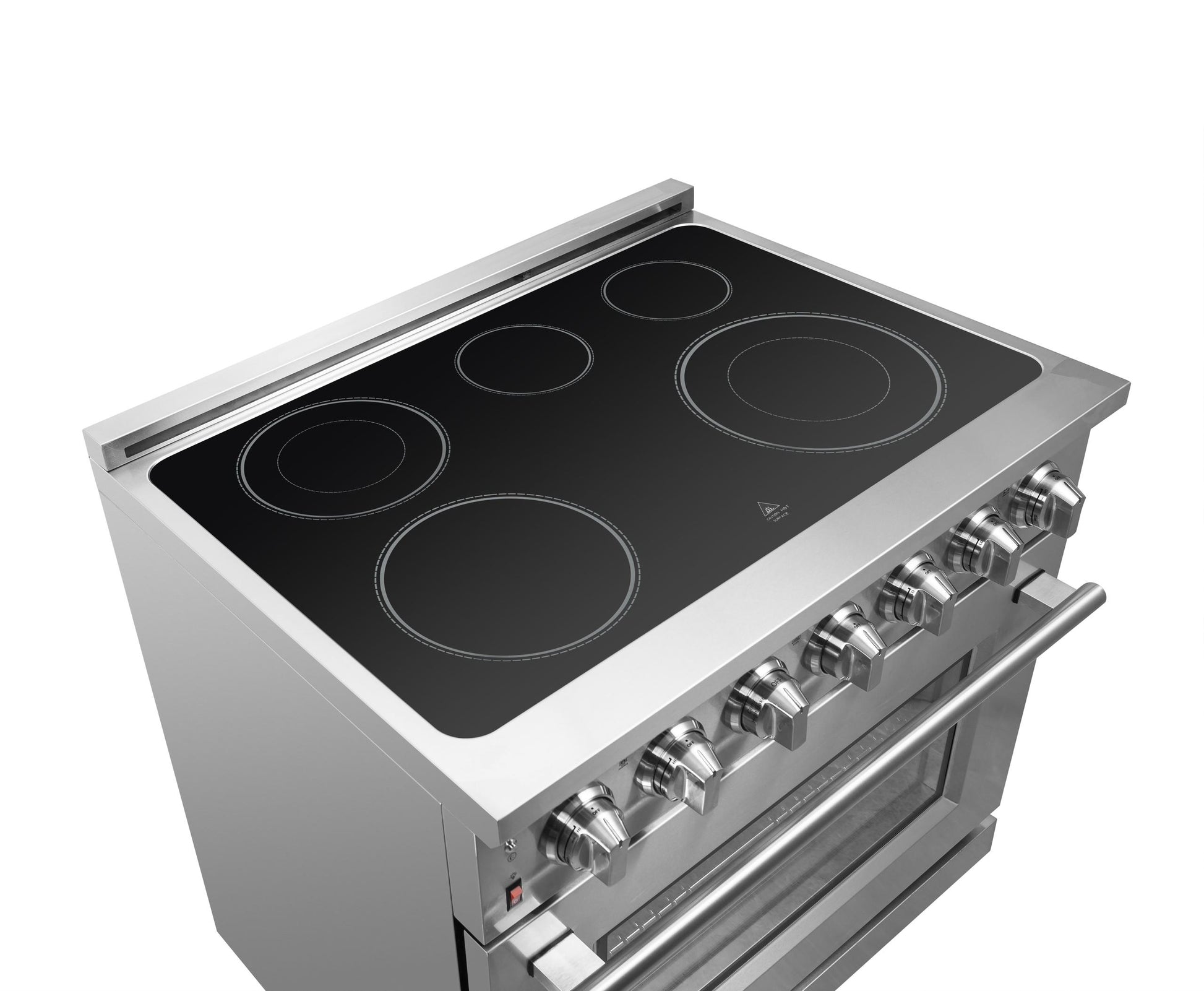 Forno FFSEL602036 Forno Massimo 36" Freestanding Chef _X000D_ Door Electric Range