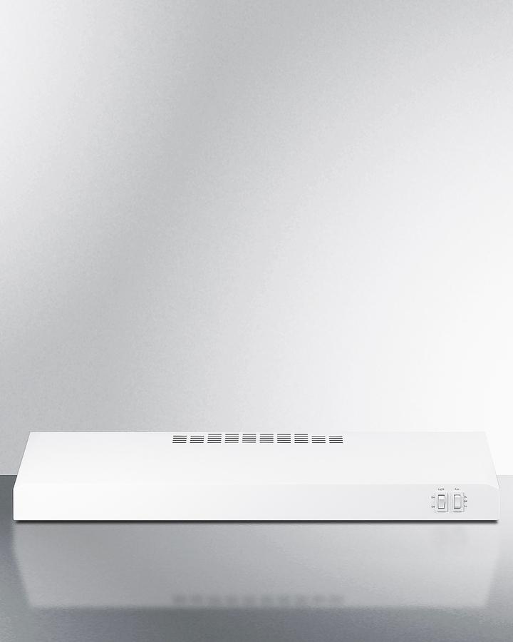 Summit HC30WWADA 30" Under Cabinet Convertible Range Hood, Ada Compliant