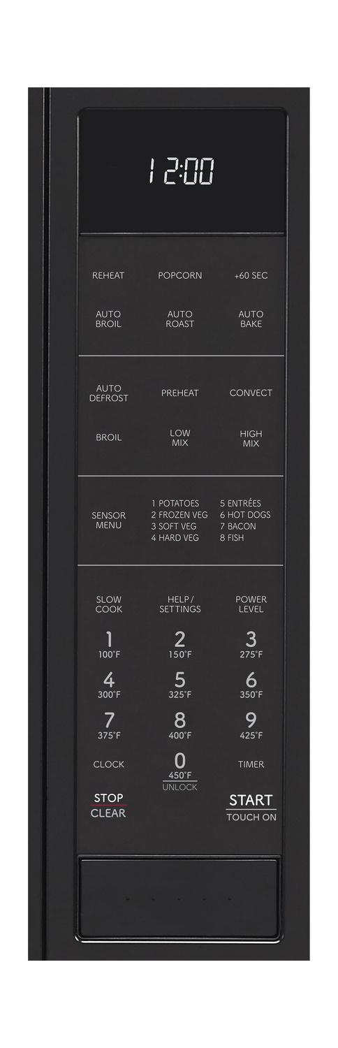 Sharp SMC1585KB Sharp 1.5 Cu. Ft. 900W Black Convection Countertop Microwave Oven