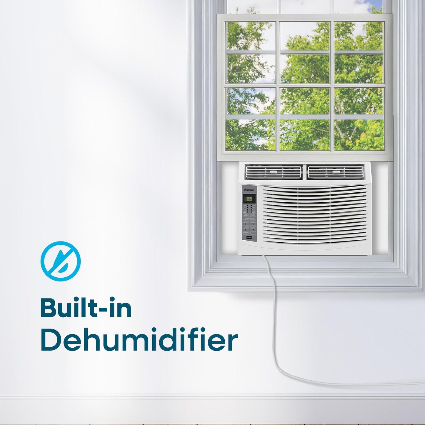 Element Appliance EWR06E Element 6,000 Btu Window Air Conditioner - White (Ewr06E)