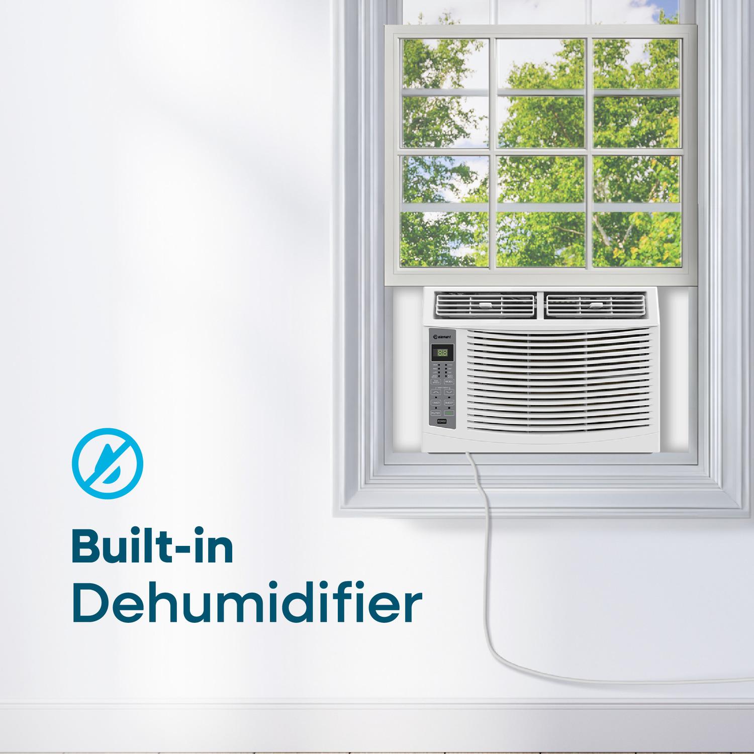 Element Appliance EWR06E Element 6,000 Btu Window Air Conditioner - White (Ewr06E)