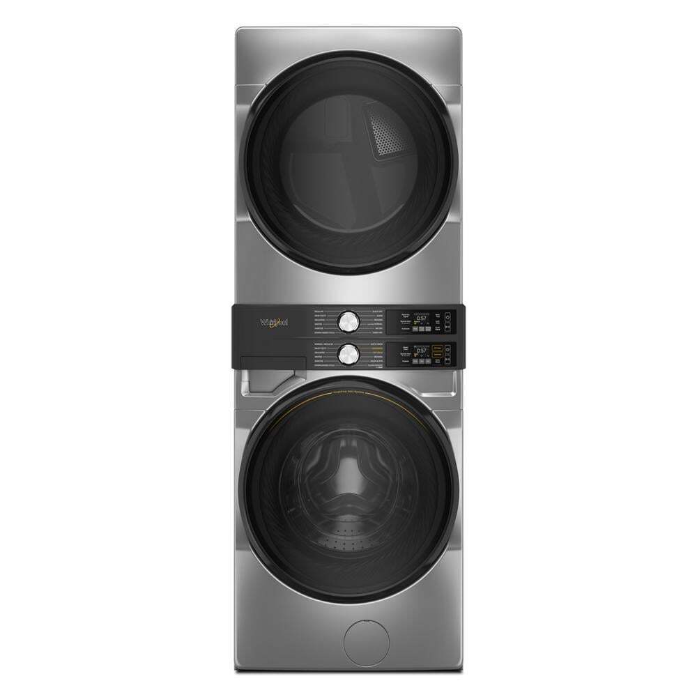 Whirlpool WEF5727TR Smart Energy Star® Front Load Laundry Tower With Uv Clean Technology & Freshflowtm Vent System 4.5 Cu. Ft. Washer & 7.4 Cu. Ft. Electric Dryer