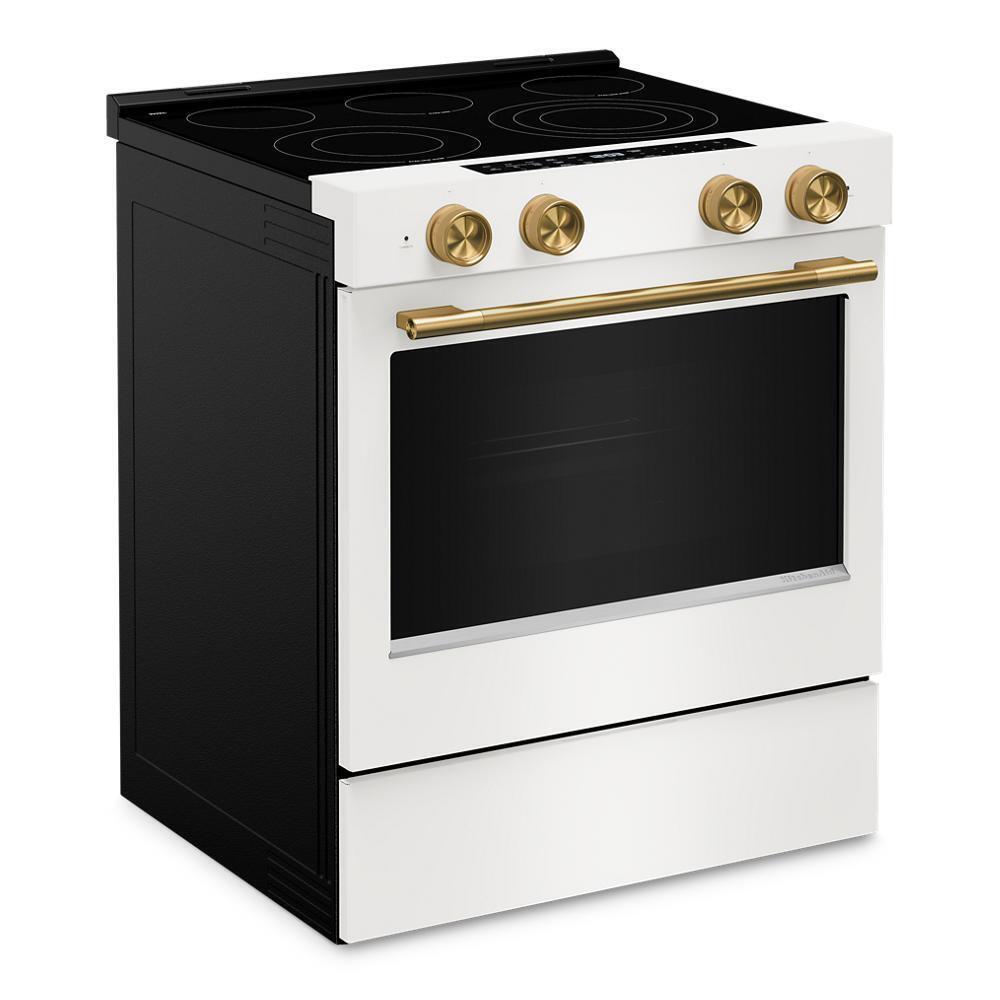 Kitchenaid KSES530SPL 5.3 Cu. Ft. Smart Slide-In Electric Range With Two Even-Heat™ Hyper Elements And Convection Cooking Modes