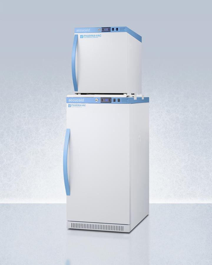 Summit ARS32PVBIADAAFZ1PVSTACK 20" Wide Performance Series All-Refrigerator/All-Freezer Combination
