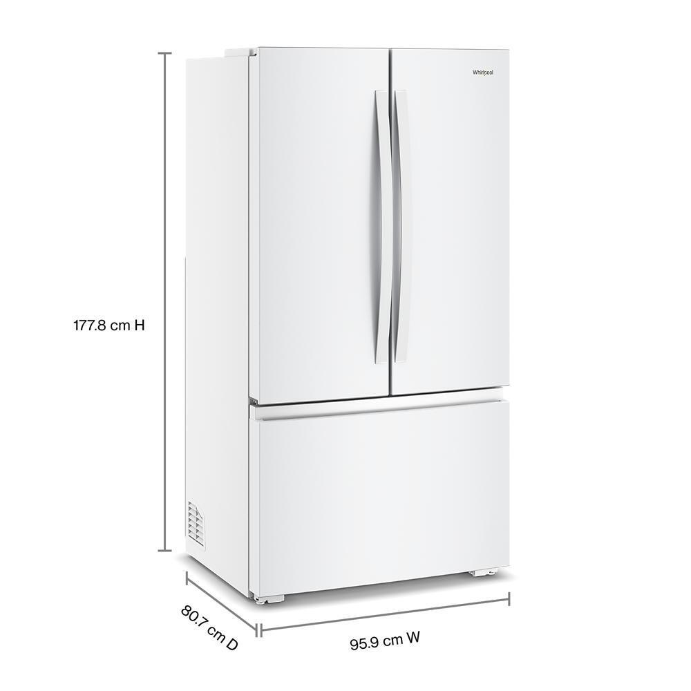 Whirlpool WRFC3036RW 36-Inch Wide True Counter Depth 3-Door French Door Refrigerator - 24 Cu. Ft.