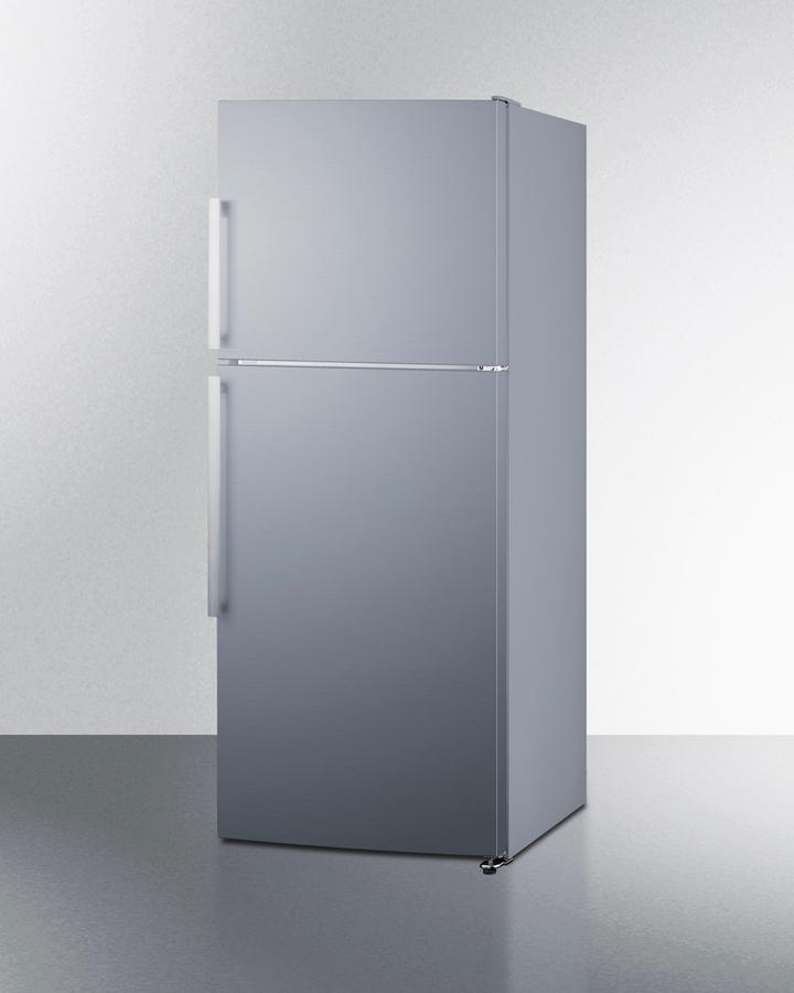 Summit FF1514SSIM 28" Wide Top Mount Refrigerator-Freezer With Icemaker