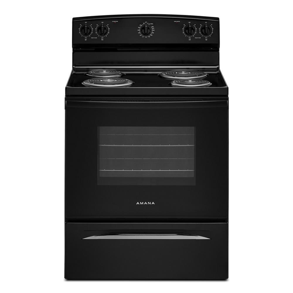 Amana AFCS2530TB Amana® 30-Inch Electric Range With Extra-Large Oven Window