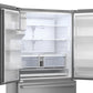 Sharp SJF2955MS 28.9 Cu.Ft. Standard Depth 36 In. French 3-Door Refrigerator With Water Dispenser In Stainless Steel
