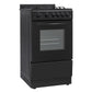 Element Appliance EGR204MCCB Element 1.9 Cu. Ft. 20 Gas Range - Black (Egr204Mccb)