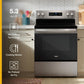 Whirlpool WFES4530SS 30-Inch Electric Range With Air Cooking Technology And Steam Clean