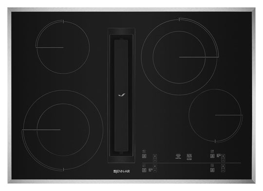 Jennair JED4430GS Euro-Style 30" Jx3 Electric Downdraft Cooktop With Glass-Touch Electronic Controls Stainless Steel