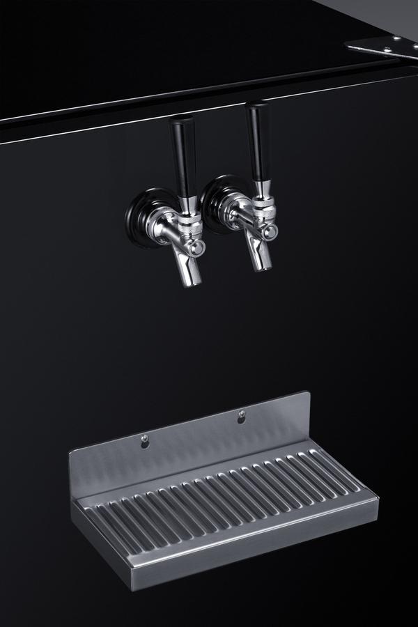 Summit SBC58BFRTPCFADA 24" Wide Front Tap Built-In Cold Brew Coffee Kegerator, Ada-Compliant
