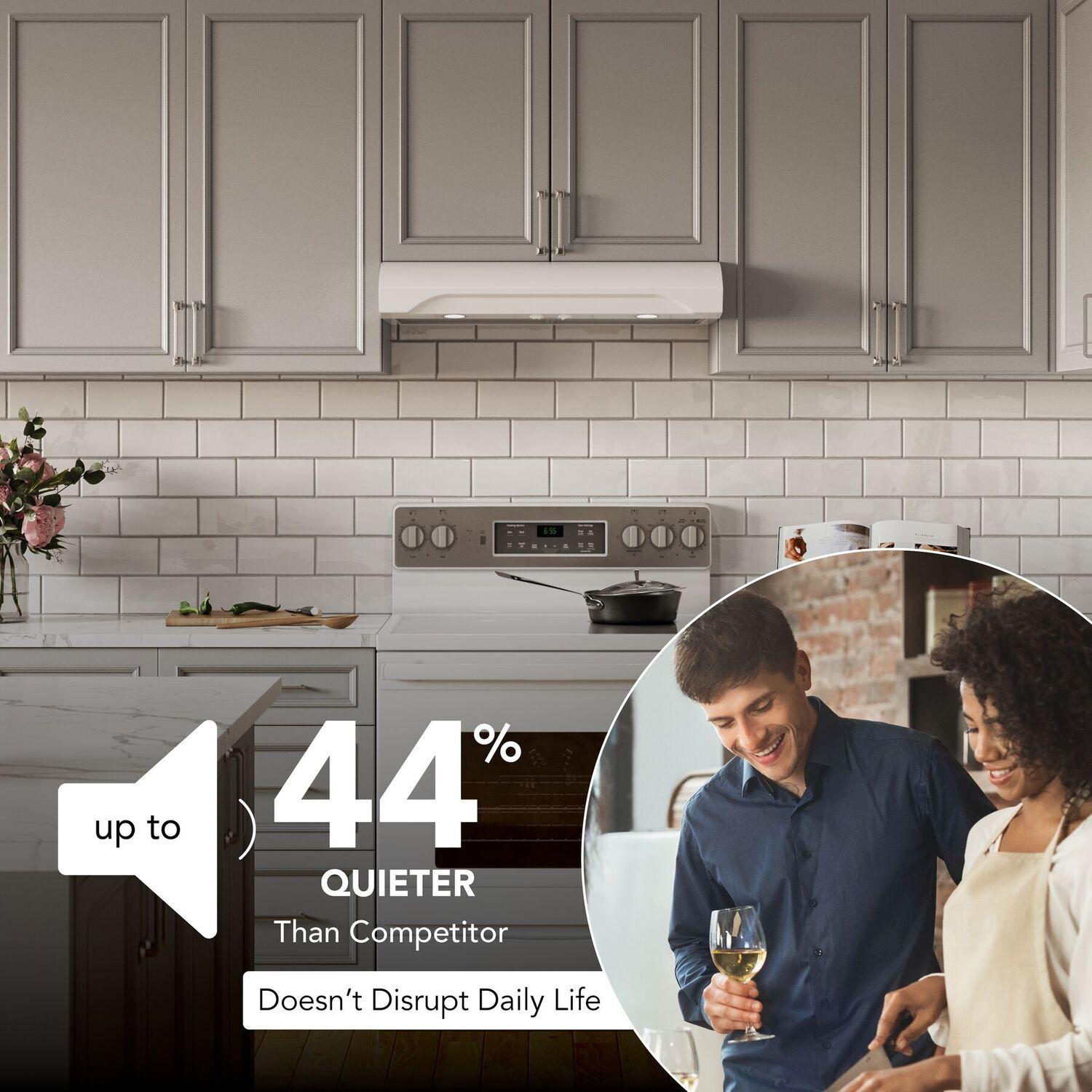 Broan ALT1303WW Alta 30-Inch Range Hood - Thumbnail 4