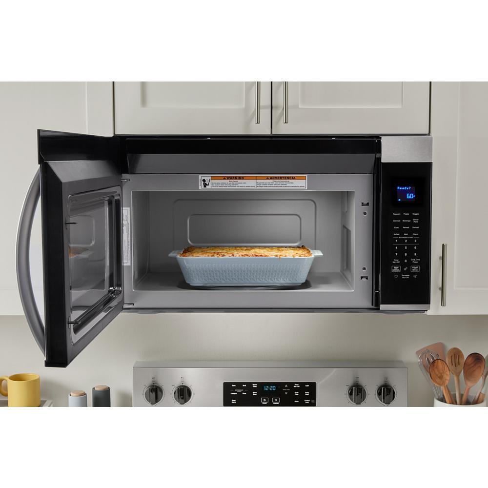 Whirlpool WMMS3130RW 30 W 1.7 Cu. Ft Over The Range Microwave With 1000-Watts Cooking Power