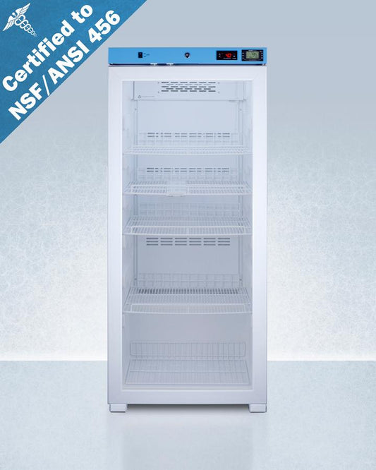 Summit ACR1012GNSF456 24" Wide Upright Healthcare Refrigerator, Certified To Nsf/Ansi 456 Vaccine Storage Standard
