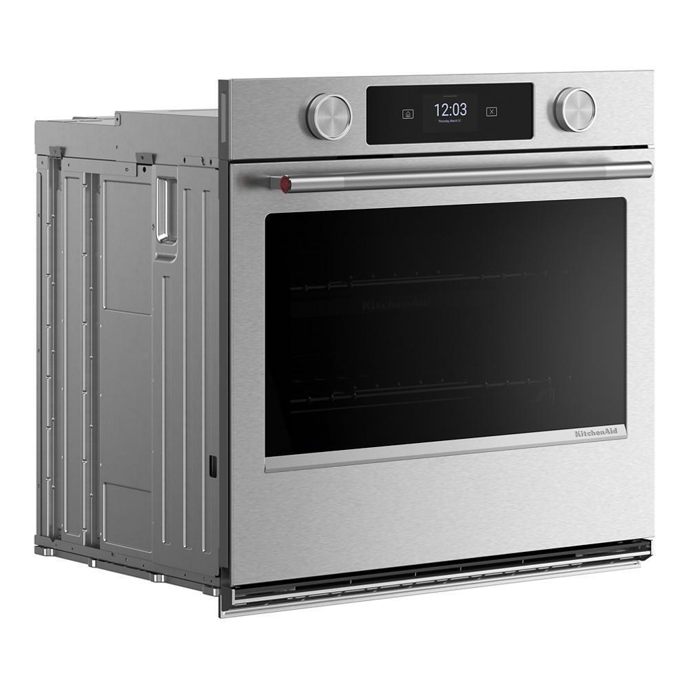 Kitchenaid KOES930SPS 30-Inch Smart Electric Single Wall Oven With Intelligent Cooking Camera - Printshield™ Finish