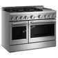 Kitchenaid KFGD948SSS Kitchenaid® 48-Inch 6 Burner Commercial-Style Gas Range With Griddle