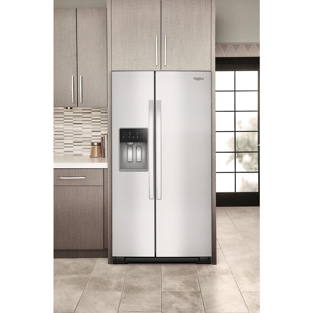 Whirlpool WRSC5536RZ Side By Side Freestanding Refrigerator | Town