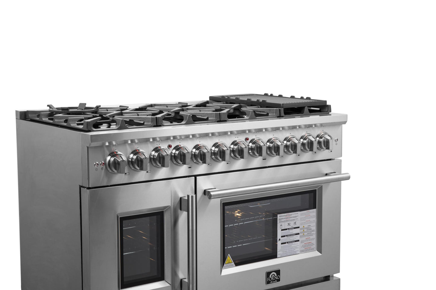 Forno FFSGS632548 Forno Massimo 48" Freestanding French Door Dual Fuel Range