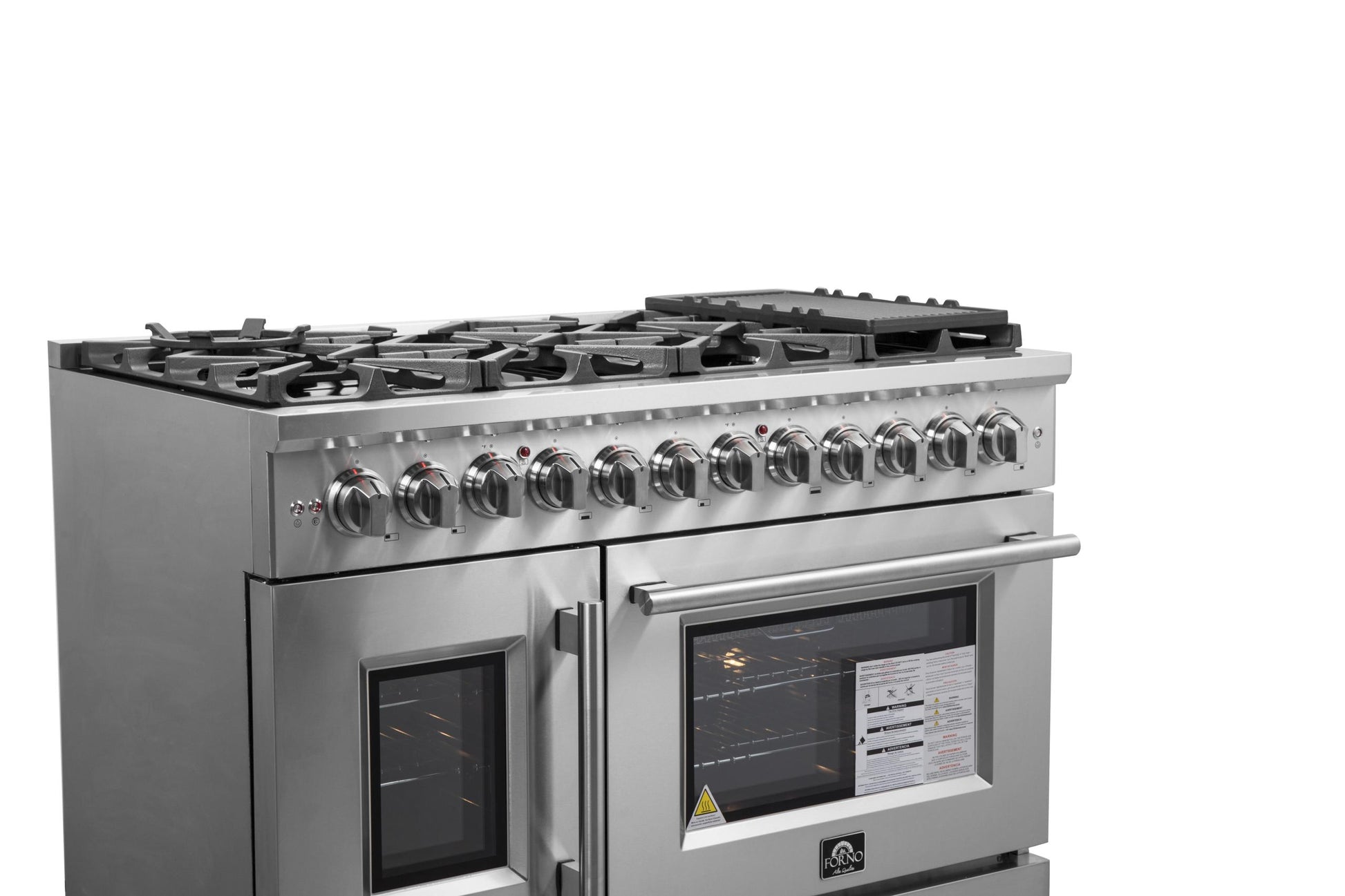 Forno FFSGS632548 Forno Massimo 48" Freestanding French Door Dual Fuel Range