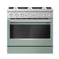 Kitchenaid KFDS936SDC 36-Inch 6 Burner Commercial-Style Dual Fuel Range With No Preheat Air Fry Mode