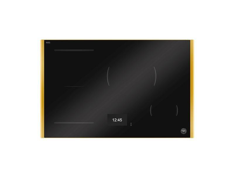 Bertazzoni PE304TG 30'' Induction Cooktop With Tft Display Interface And Metal Frame Black Glass / Carbonio