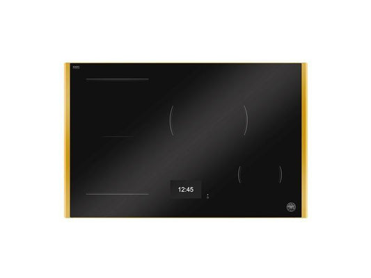 Bertazzoni PE304TG 30'' Induction Cooktop With Tft Display Interface And Metal Frame Black Glass / Carbonio
