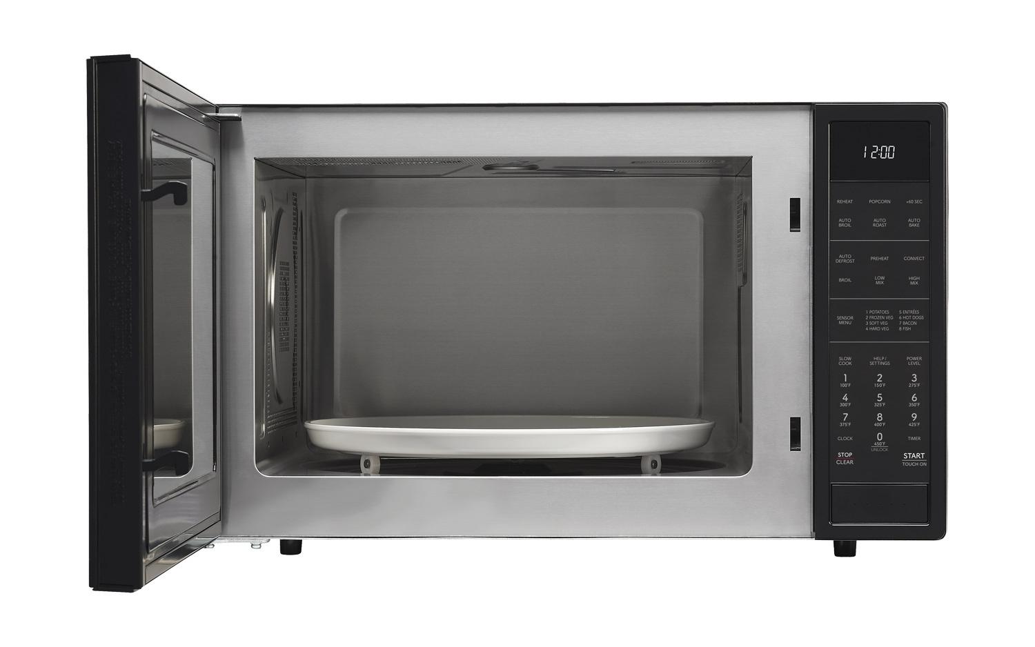 Sharp SMC1585KB Sharp 1.5 Cu. Ft. 900W Black Convection Countertop Microwave Oven