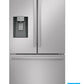 Sharp SJF2955MS 28.9 Cu.Ft. Standard Depth 36 In. French 3-Door Refrigerator With Water Dispenser In Stainless Steel
