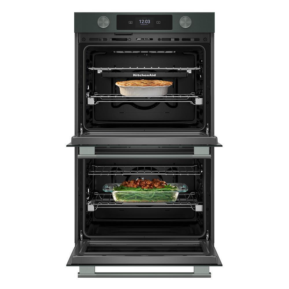 Kitchenaid KOED930SJP 30-Inch Smart Electric Double Wall Oven With Intelligent Cooking Camera - Juniper