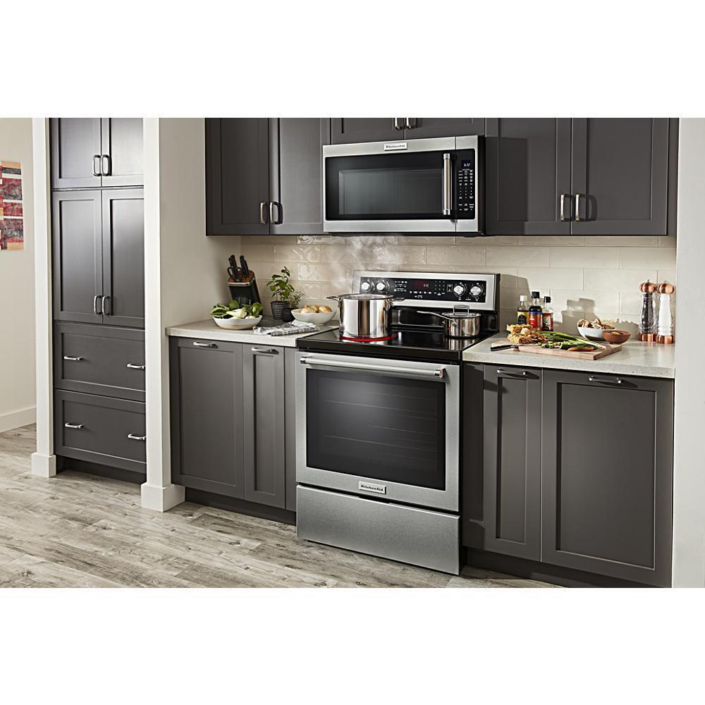 Kitchenaid KMHS120KPS 30" 1000-Watt Microwave Hood Combination