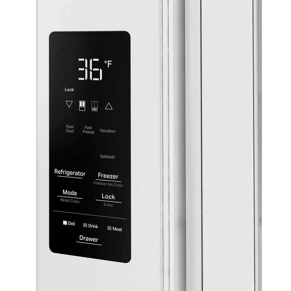 Whirlpool WRMF3636SW Whirlpool® 29 Cu. Ft. Family-Sized Capacity French Door Refrigerator With Flexible Temperature Drawer