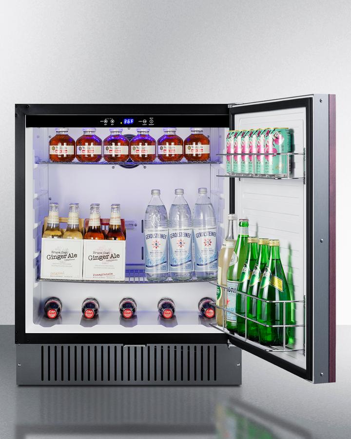 Summit FF27BSSIF 27" Wide Built-In All-Refrigerator (Panel Not Included)