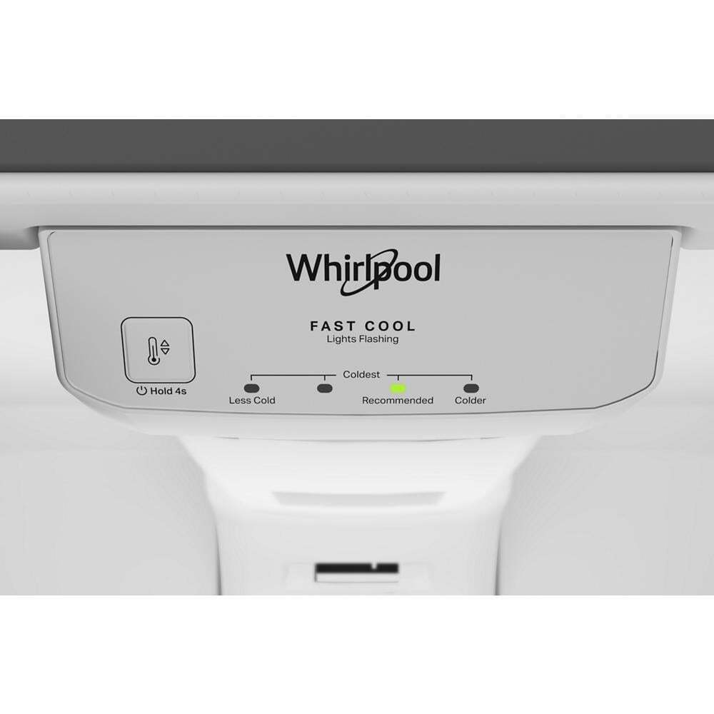 Whirlpool WRTX7421TZ Whirlpool® 32.8-Inch Wide Top Freezer Refrigerator With Total Coverage Cooling- 21.3 Cu. Ft.