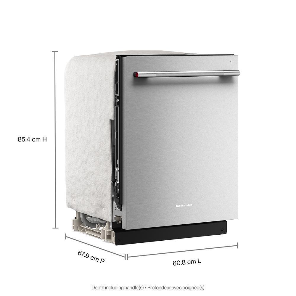 Kitchenaid KDTS224SPS Third Level Utensil Rack Dishwasher With 30+ Total Wash Jets In Printshield™ Finish, 47 Dba