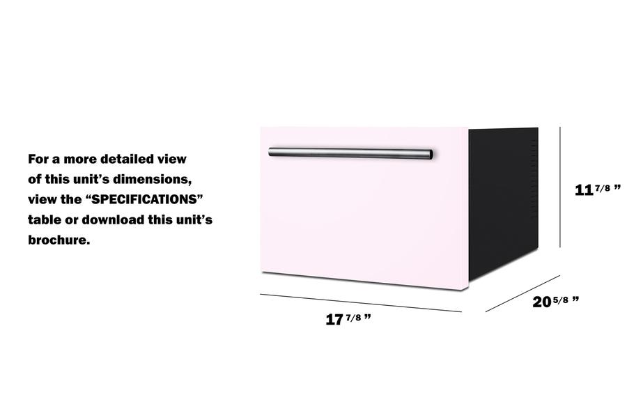 Summit LX1DP 18" Wide Built-In Beautifridge Cosmetics Refrigerated Drawer