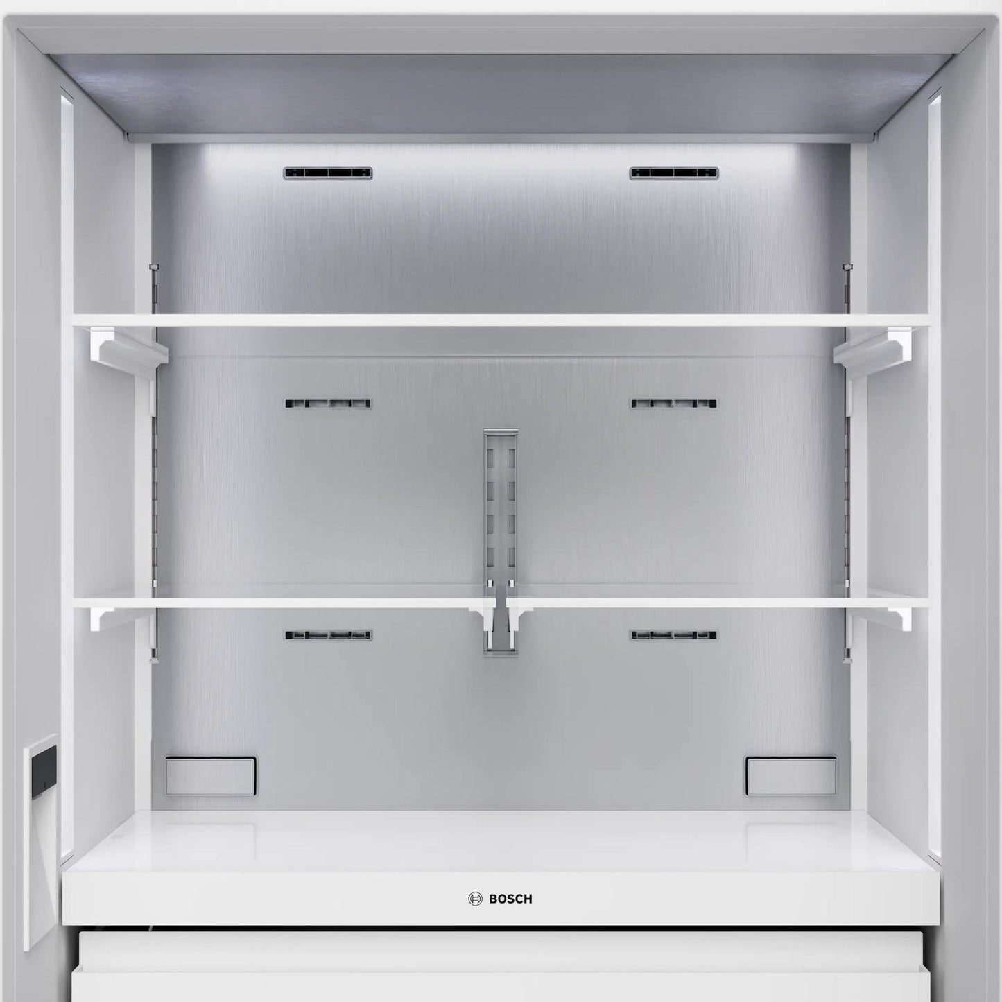 Bosch B30IB100SP Benchmark®, Vario Built-In Fridge-Freezer With Freezer At Bottom, 30'', Soft Close Flat Hinge
