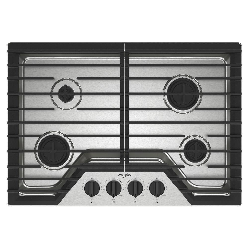 Whirlpool WCGK3030PS 30-Inch Gas Cooktop With Speedheat&#8482; Burners