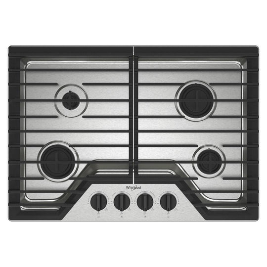 Whirlpool WCGK3030PS 30-Inch Gas Cooktop With Speedheat™ Burners