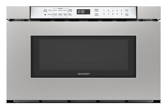 Sharp SMD2430MS Sharp 24 In. 1.2 Cu. Ft. Built-In Microwave Drawer™ Oven In Stainless Steel