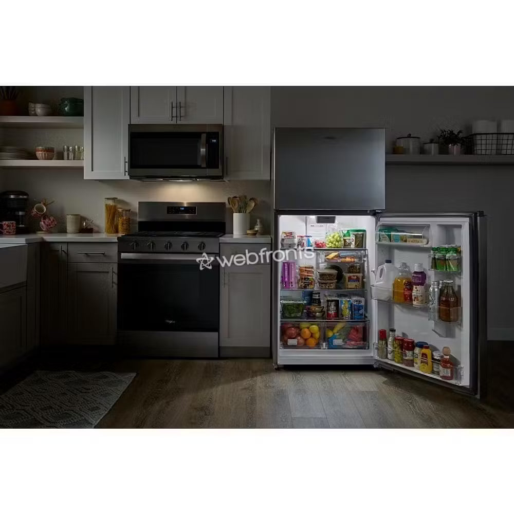 Whirlpool WRTX3119SZ Whirlpool® 29.5-Inch Wide Top Freezer Refrigerator With Total Coverage Cooling- 19.3 Cu. Ft.