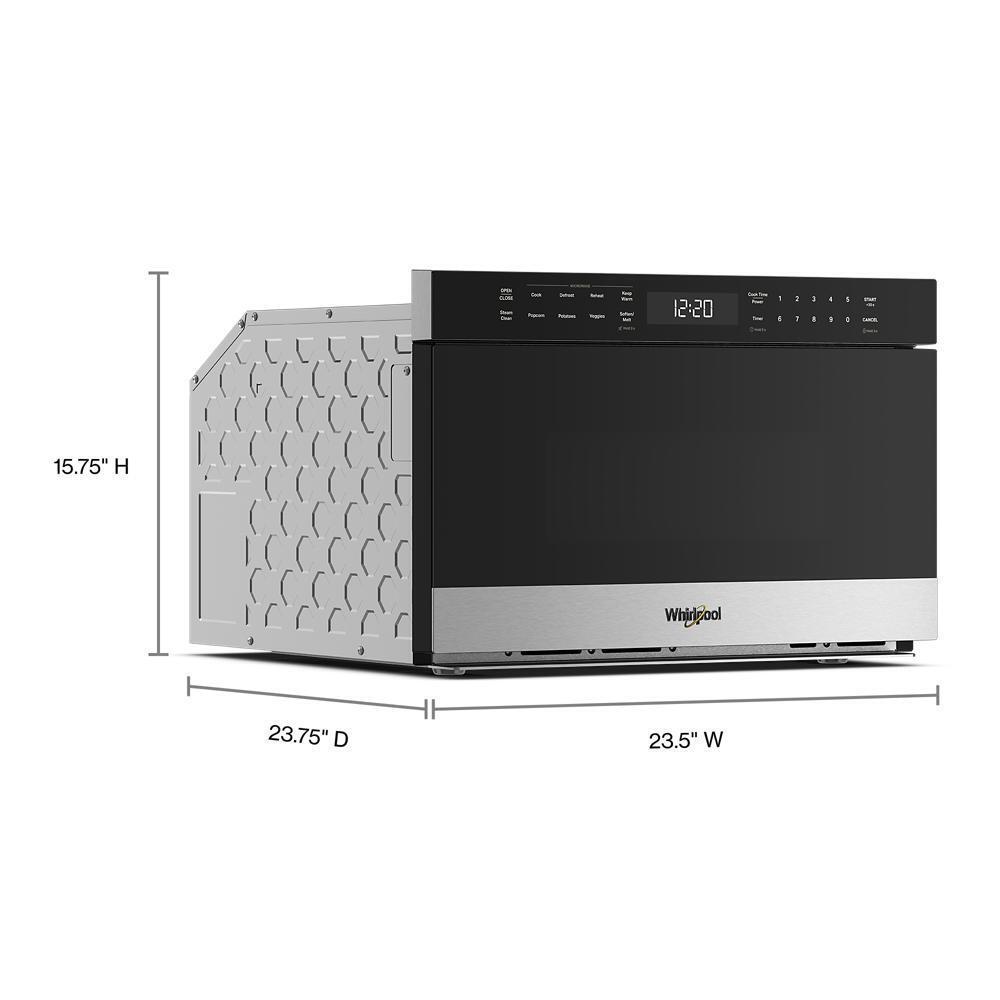 Whirlpool WMBD5024TS 24-Inch Built-In Microwave Drawer With Sensor Cooking