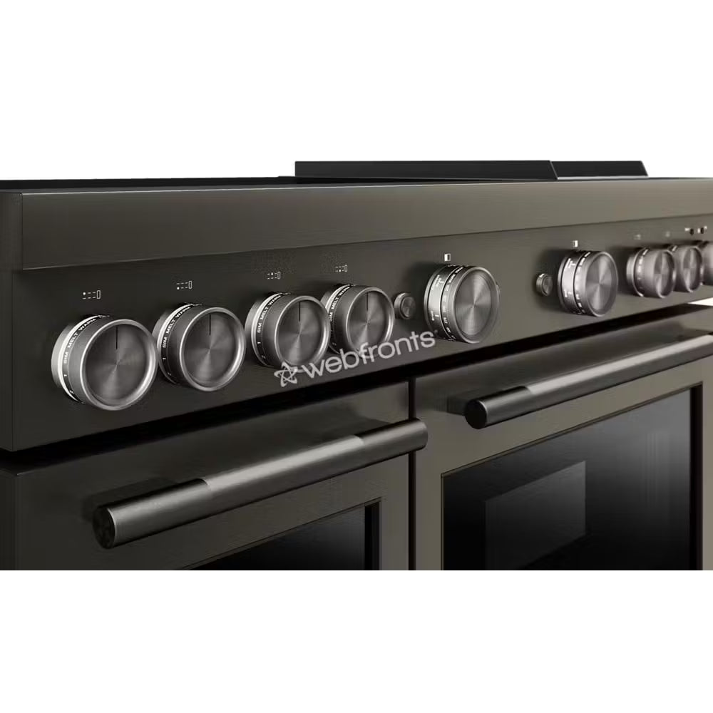 Kitchenaid KFID948SBE 48-Inch 6-Element Induction Freestanding Commercial-Style Range With Griddle