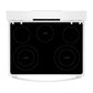 Whirlpool WFES4530SW 30-Inch Electric Range With Air Cooking Technology And Steam Clean