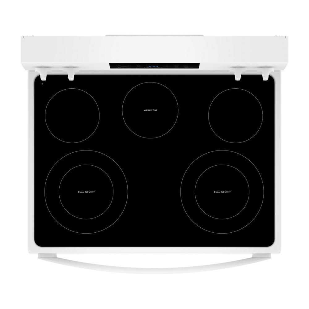 Whirlpool WFES4530SW 30-Inch Electric Range With Air Cooking Technology And Steam Clean