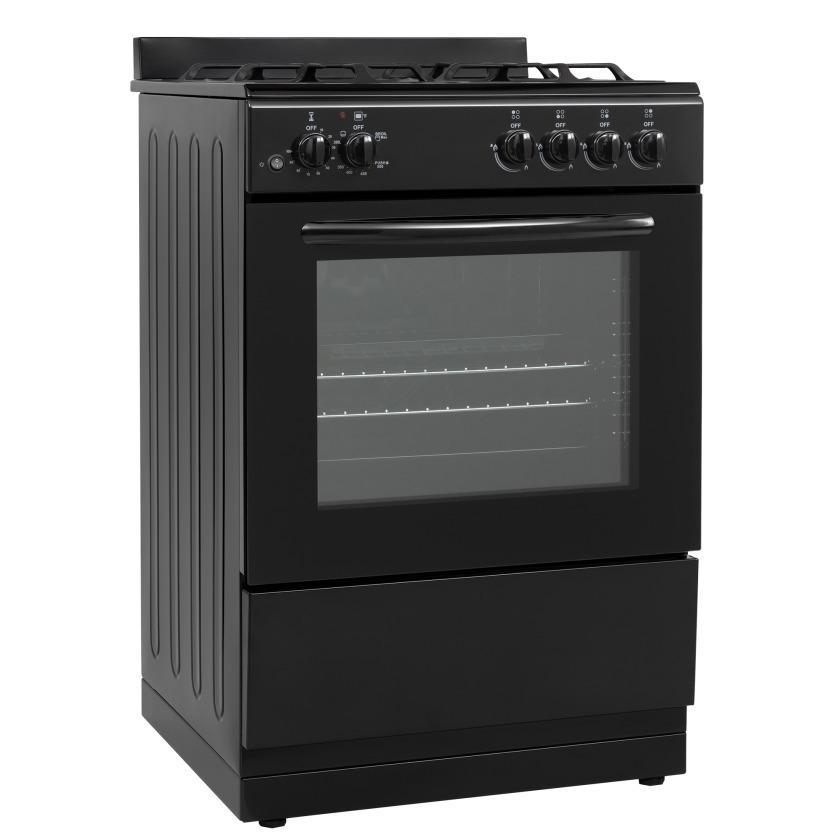 Element Appliance EGR244MCCB Element 2.4 Cu. Ft. 24 Gas Range - Black (Egr244Mccb)