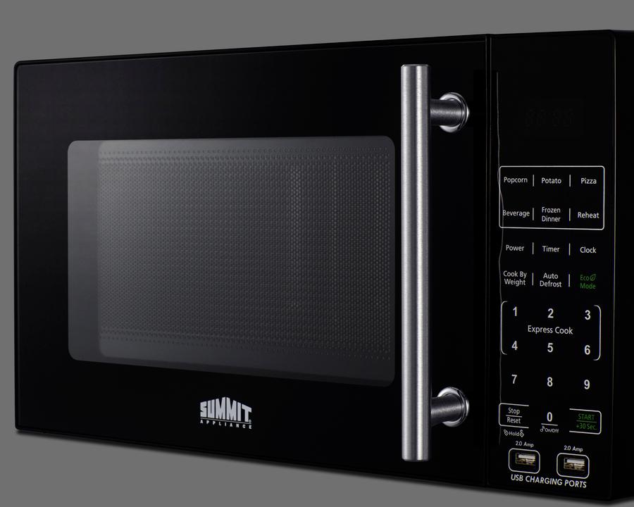 Summit SM903BSA1 Compact Microwave With Usb Ports And Allocator