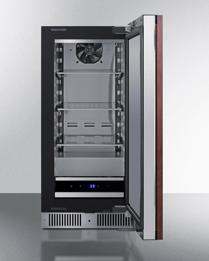 Summit SDHR1534PNRLHD 15" Wide Built-In All-Refrigerator (Panel Not Included)