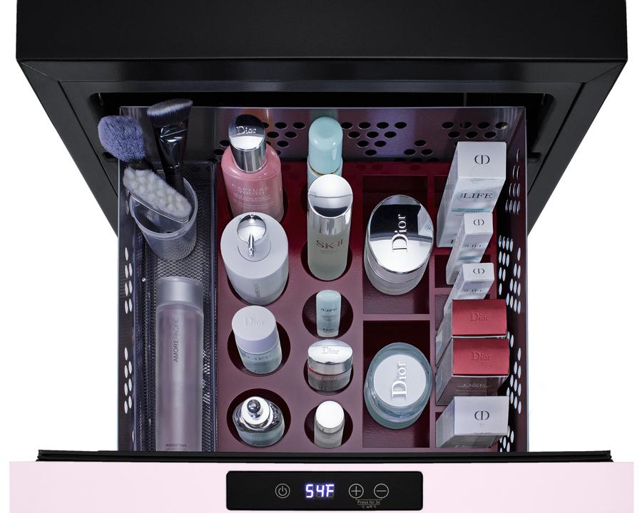 Summit LX1DP 18" Wide Built-In Beautifridge Cosmetics Refrigerated Drawer